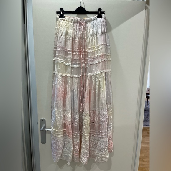 Loveshackfancy Linda Silk Maxi Skirt - Picture 5 of 6